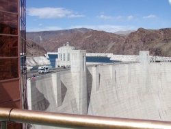 Partial face of the Hoover Dam