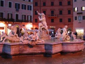 Piazza Navona - Fountain of Neptune (Fontana di Nettuno)