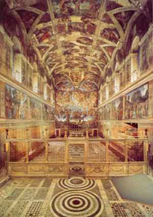 Michelangelo's Sistine Chapel - copyright ATS ITALIA EDITRICE